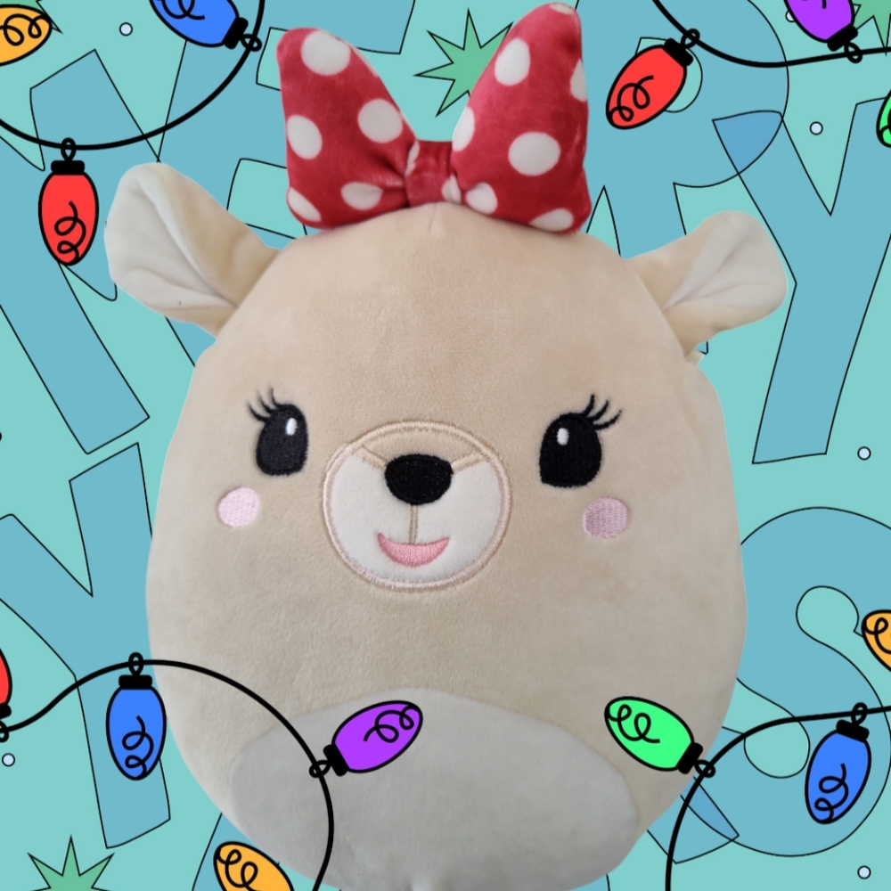 Squishmallows 12" Clarice The Reindeer Official Kellytoy Rudolph The Red Nose - Picture 5 of 11